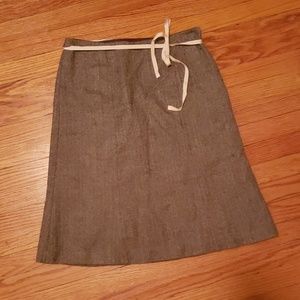 J. Crew wool herringbone skirt. Size 2.